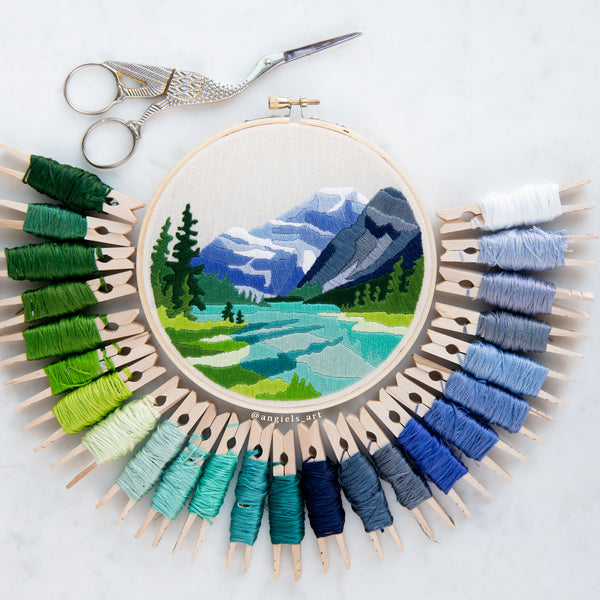 Mount Edith Cavell DIY Embroidery Kit