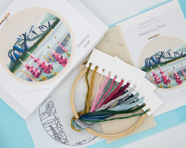 Stawamus Chief DIY Embroidery Kit