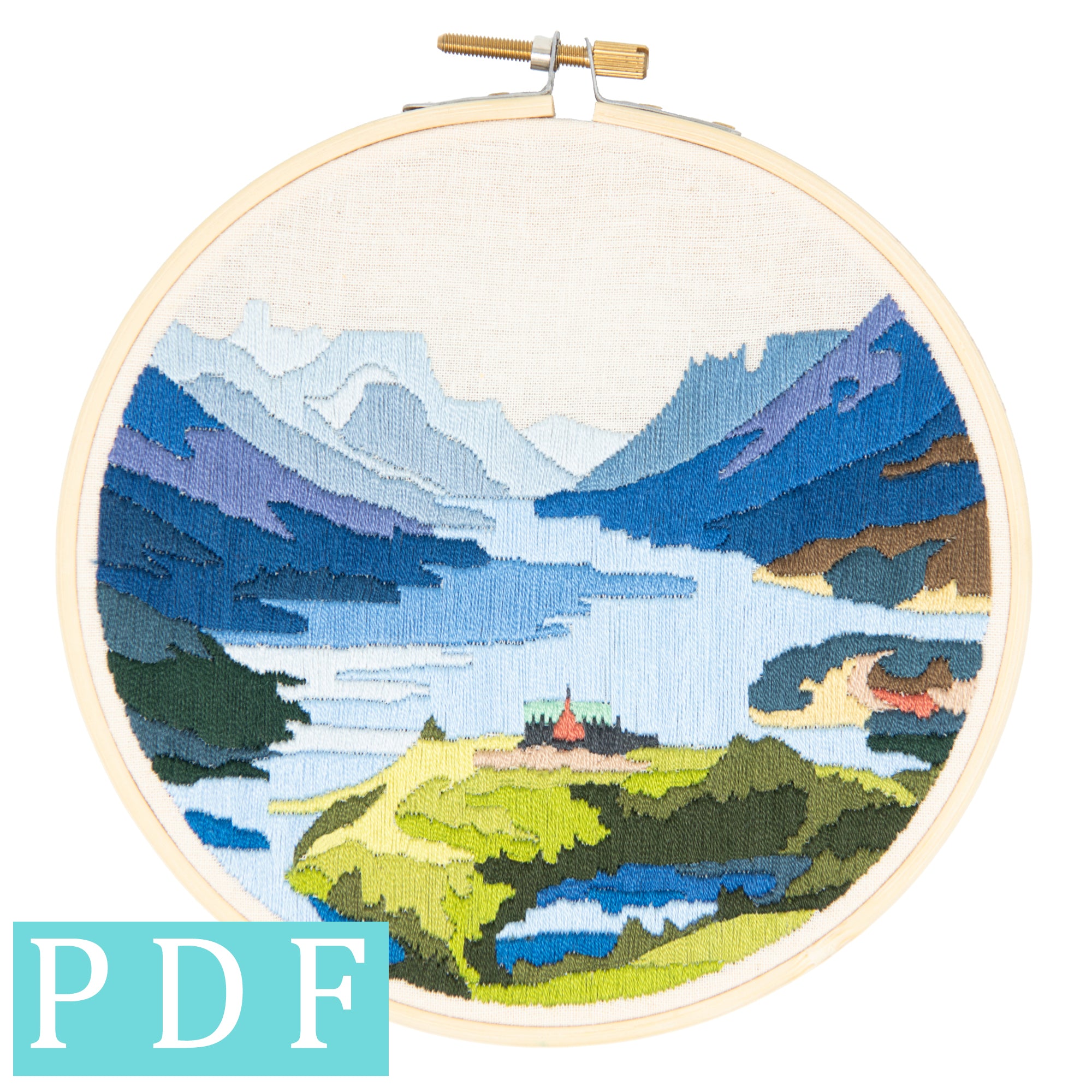 Wateron Lakes PDF Pattern