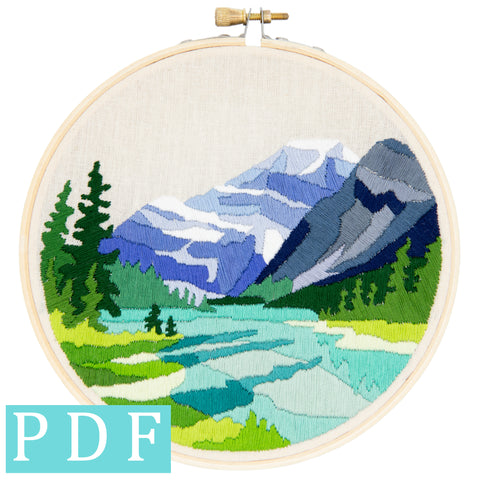 Mount Edith Cavell PDF Pattern
