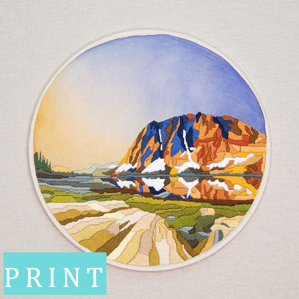 FLOE LAKE Art Print