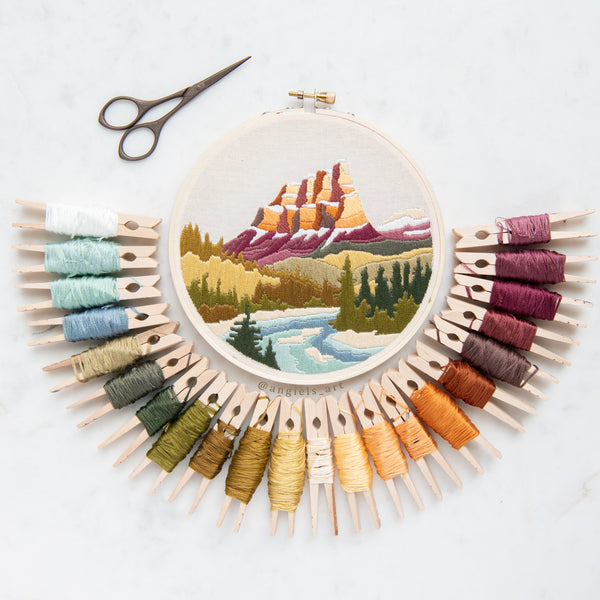 Castle Mountain DIY Embroidery Kit