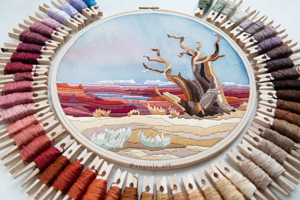 Dead Horse Point Original Embroidery