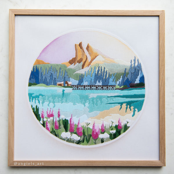 EMERALD LAKE Art Print