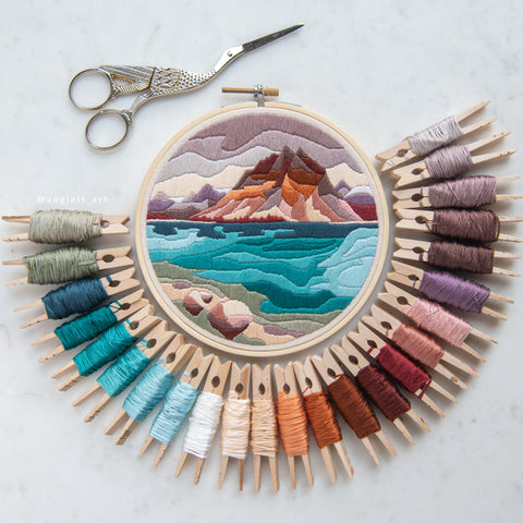 Bow Lake DIY Embroidery Kit