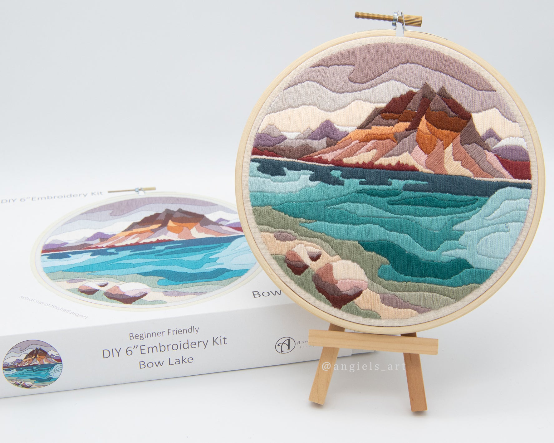 Bow Lake DIY Embroidery Kit