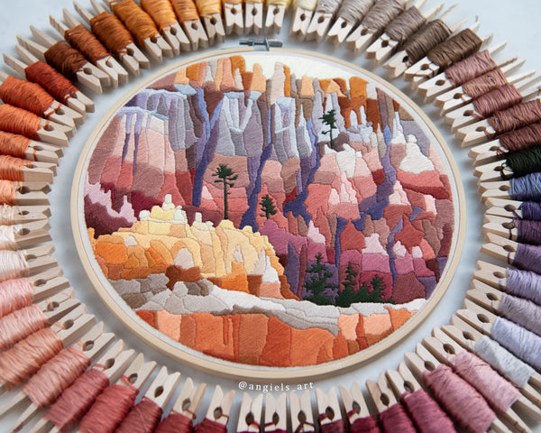 Bryce Canyon Original Embroidery