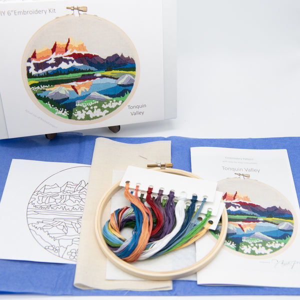 Tonquin Valley DIY Embroidery Kit