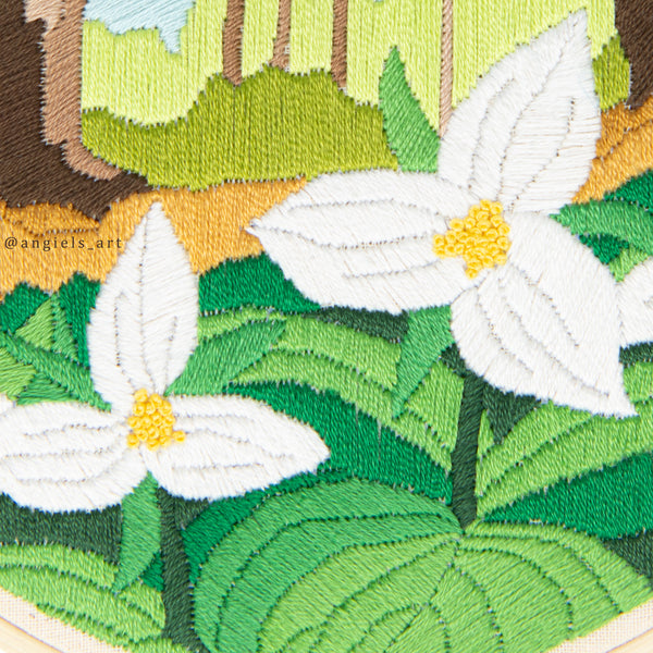 Trillium DIY Embroidery Kit