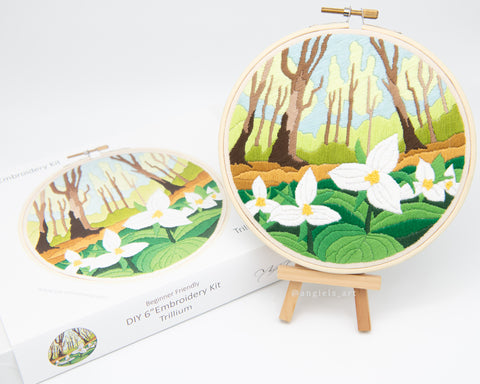 Trillium DIY Embroidery Kit