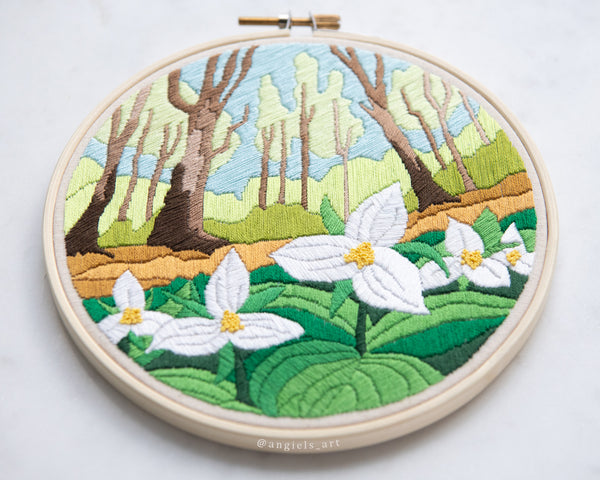 Trillium DIY Embroidery Kit