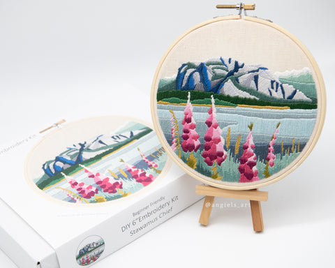 Stawamus Chief DIY Embroidery Kit