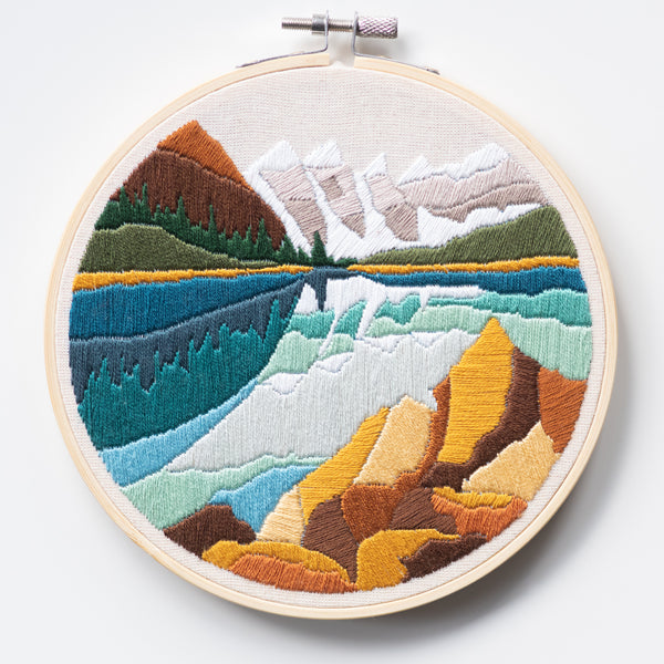 Moraine Lake DIY Embroidery Kit