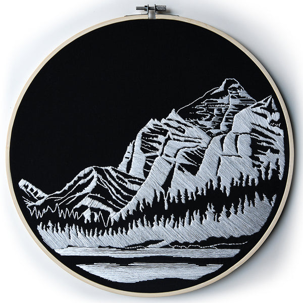 Mount Temple Original Embroidery