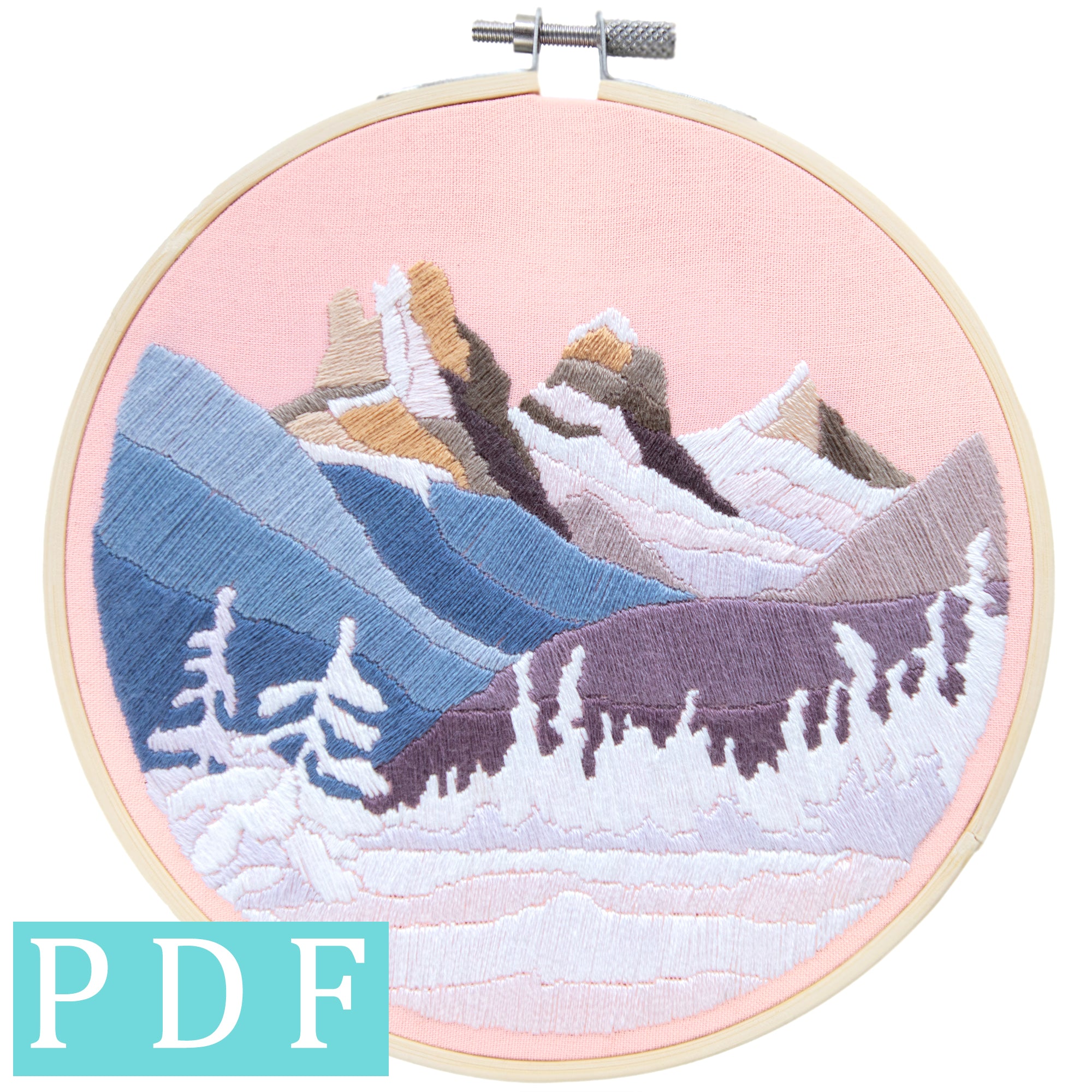 Three Sisters Winter Embroidery PDF Download