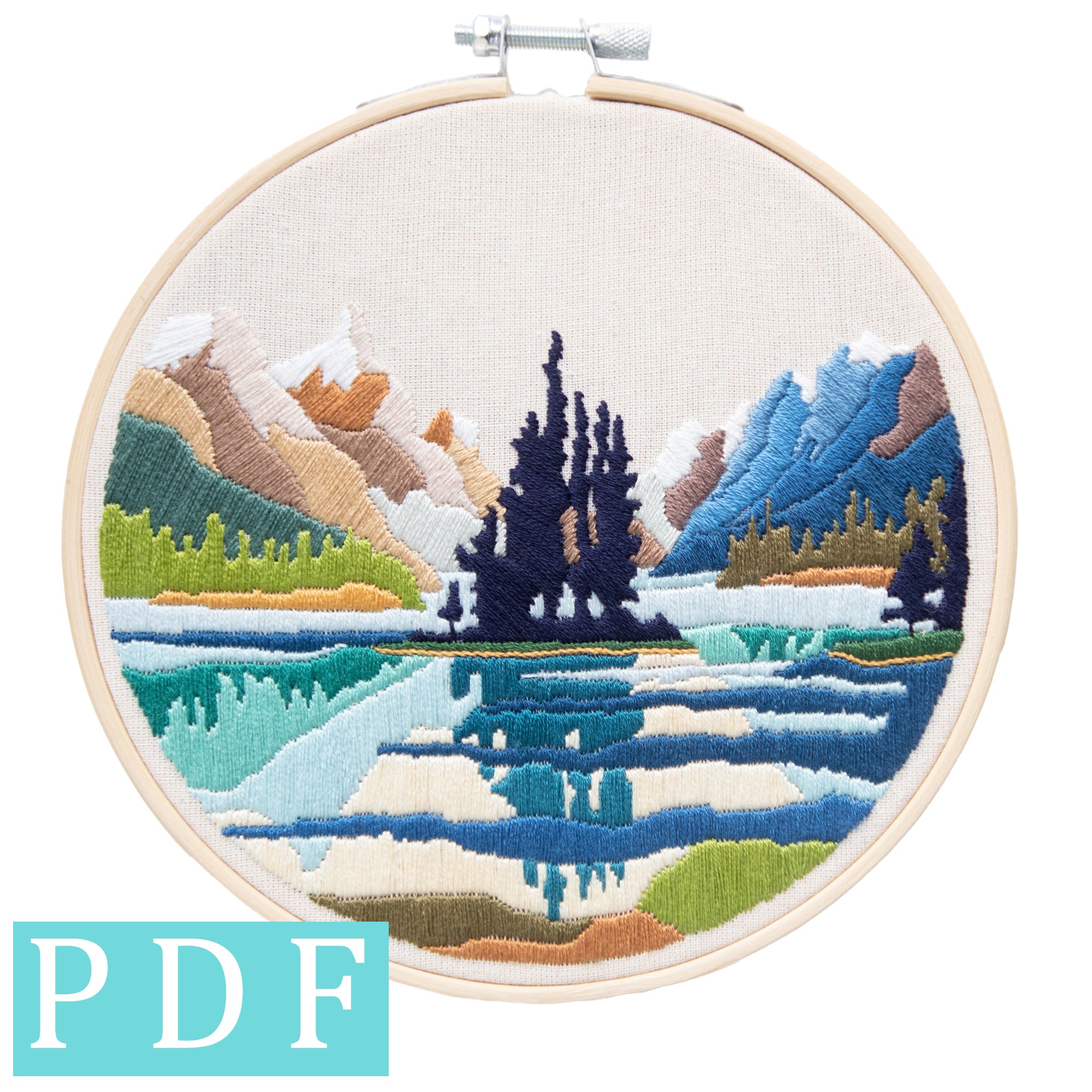 Spirit Island Embroidery PDF Pattern