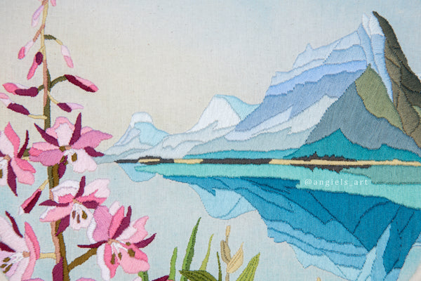 Bow Lake Original Embroidery