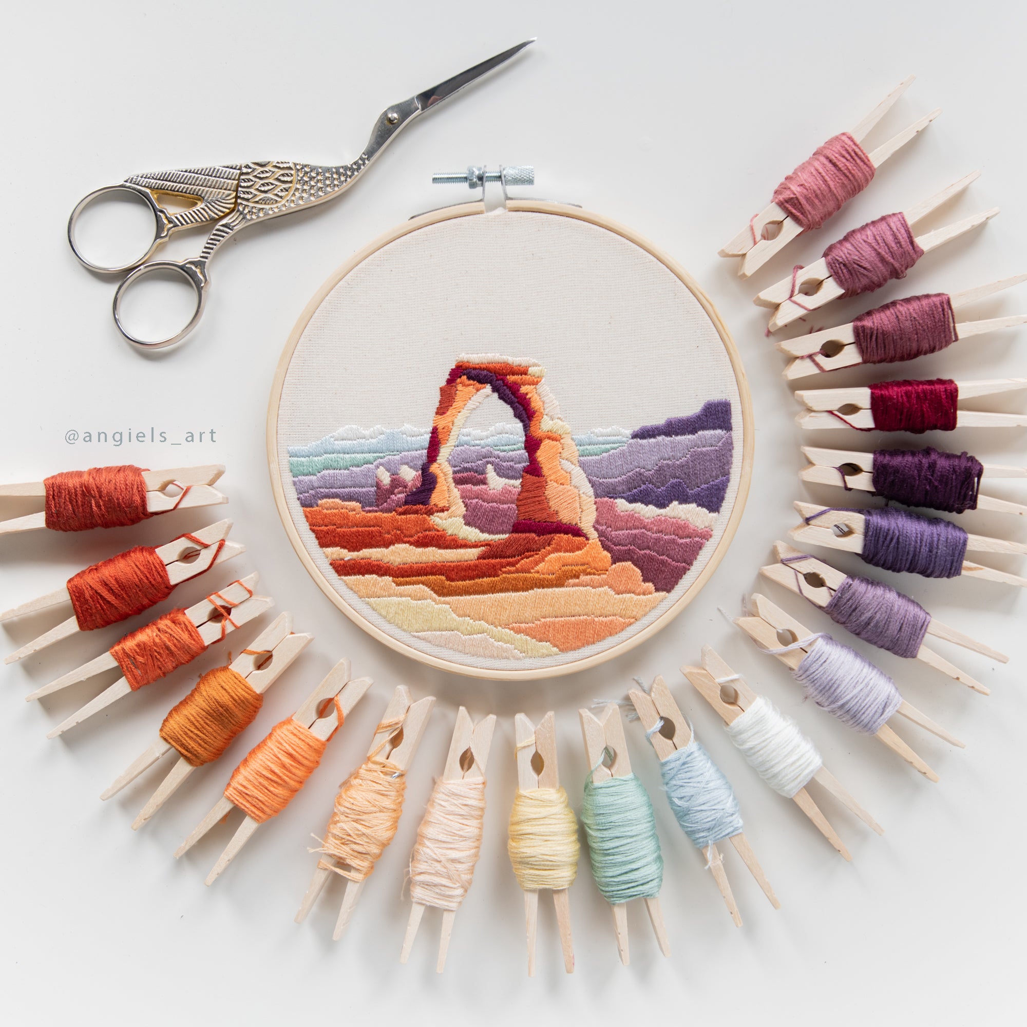 Delicate Arch DIY Embroidery Kit