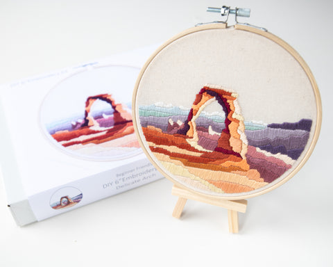 Delicate Arch DIY Embroidery Kit
