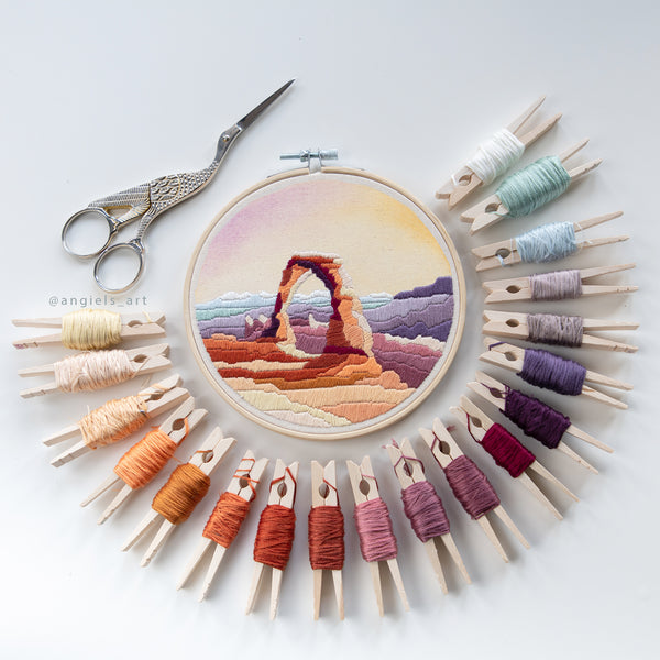 Delicate Arch DIY Embroidery Kit