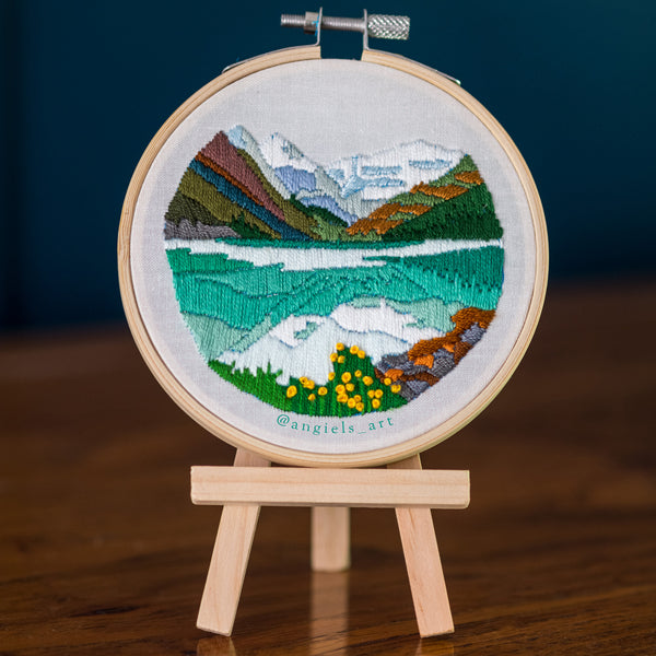 Lake Louise Original Embroidery