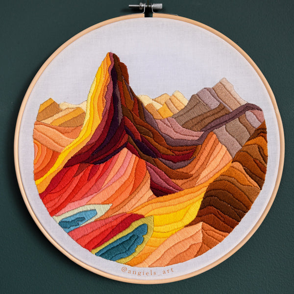 Mount Birdwood Original Embroidery