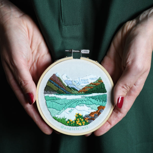 Lake Louise Original Embroidery