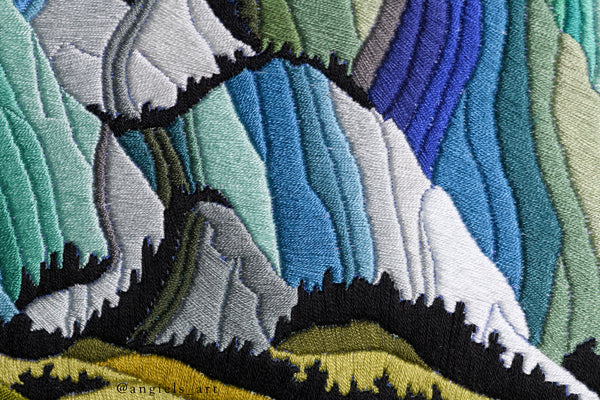 Mount Wintour Original Embroidery