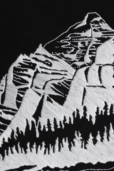 Mount Temple Original Embroidery