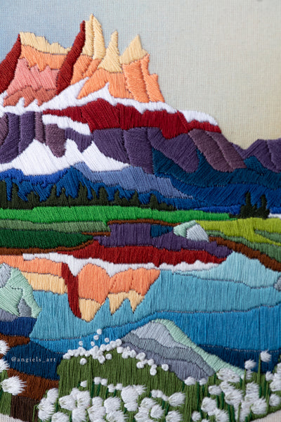 Tonquin Valley Original Embroidery