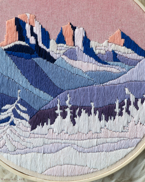 Three Sisters Original Embroidery