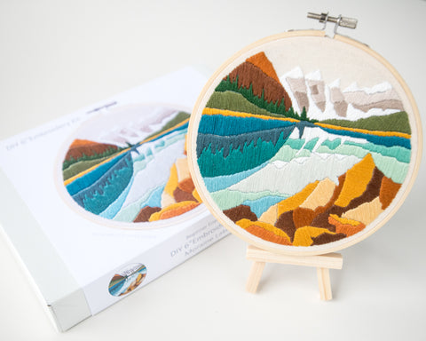 Moraine Lake DIY Embroidery Kit