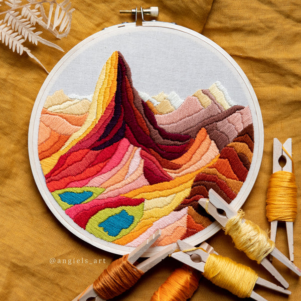 Mount Birdwood DIY Embroidery Kit