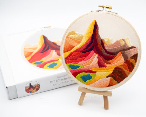 Mount Birdwood DIY Embroidery Kit